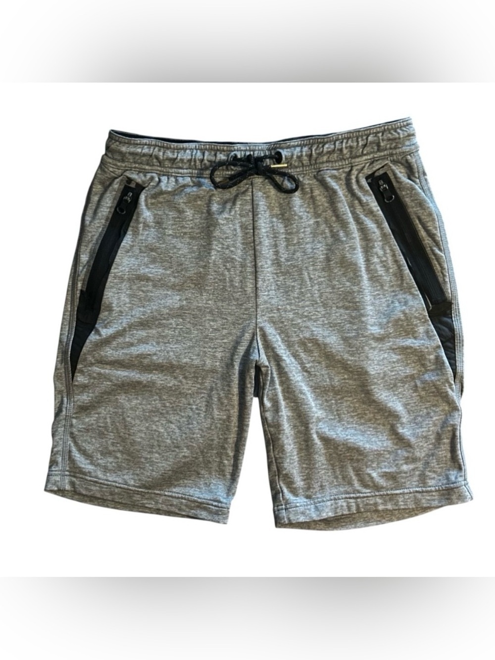 American Eagle Active Flex Athletic Shorts Heather Grey Zip Pocket Men’s Small